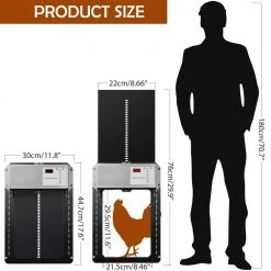 Cheapest 🥰 1-Acre Sensor Timer Controlled Automatic Wireless Chicken Coop Opener Kit by Hillstry ❤️ -Cheap Fence Gates Plus Store accessories wf cd at 1 fa 1000