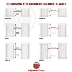 Deals ✨ Original Series 36 in. - 60 in. Wide Gate Opening, Steel Gate Frame Kit by Adjust-A-Gate 👏 10 Deals ✨ Original Series 36 in. - 60 in. Wide Gate Opening, Steel Gate Frame Kit by Adjust-A-Gate 👏 -Cheap Fence Gates Plus Store adjust a gate fence hardware ag36 40 1000