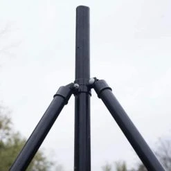 Coupon ❤️ 2-3/8" CORNER POST KIT - Black by allFENZ 😍 -Cheap Fence Gates Plus Store allfenz chain link fence accessories cps238bl 31 1000