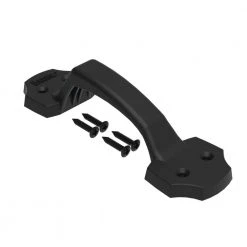 Outlet 🌟 7.875 in. Black Gate Handle by Barrette Outdoor Living 🛒 -Cheap Fence Gates Plus Store barrette outdoor living fence gate handles 73014320 4f 1000