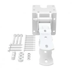 Promo 🥰 11.62 in. x 3.25 in. White No Rust Gate Hinge by Barrette Outdoor Living ✨
