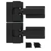 Best Sale 🥰 8.937 in. x 5 in. Heavy Duty Modern Gate Hinge Pair - SS by Barrette Outdoor Living ❤️ -Cheap Fence Gates Plus Store barrette outdoor living fence gate hinges 73014253 64 1000