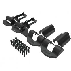 New 🎉 8.937 in. x 5 in. Heavy Duty Black Contemporary Gate Hinge (2-Pack) by Barrette Outdoor Living 🤩 -Cheap Fence Gates Plus Store barrette outdoor living fence gate hinges 73014300 4f 1000