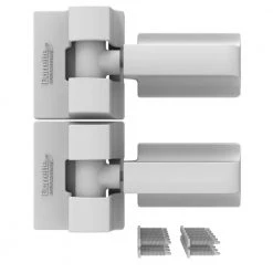 Promo ❤️ 8.937 in. x 5 in. White Heavy-Duty Steel Modern Hinge Wrap by Barrette Outdoor Living 🥰