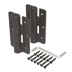 Cheap 🌟 3.125 in. x 4.875 in. Aluminum Pewter Standard Butterfly Hinge (2-Pack) by Barrette Outdoor Living ⭐ -Cheap Fence Gates Plus Store barrette outdoor living fence gate hinges 73025671 4f 1000