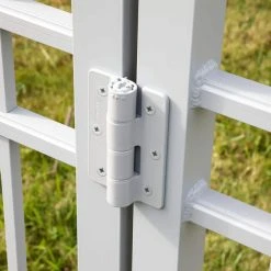 Deals 🌟 3.125 in. x 4.875 in. Aluminum White Standard Butterfly Hinge (2-Pack) by Barrette Outdoor Living 💯 -Cheap Fence Gates Plus Store barrette outdoor living fence gate hinges 73025673 31 1000