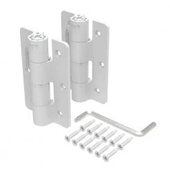 Deals 🌟 3.125 in. x 4.875 in. Aluminum White Standard Butterfly Hinge (2-Pack) by Barrette Outdoor Living 💯 -Cheap Fence Gates Plus Store barrette outdoor living fence gate hinges 73025673 c3 1000