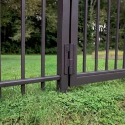 Promo 💯 3.125 in. x 7.187 in. Matte Bronze Aluminum Heavy-Duty Butterfly Hinge (2-Pack) by Barrette Outdoor Living ❤️ -Cheap Fence Gates Plus Store barrette outdoor living fence gate hinges 73043747 31 1000