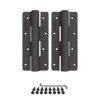 Promo 💯 3.125 in. x 7.187 in. Matte Bronze Aluminum Heavy-Duty Butterfly Hinge (2-Pack) by Barrette Outdoor Living ❤️ -Cheap Fence Gates Plus Store barrette outdoor living fence gate hinges 73043747 64 1000