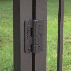 Coupon ❤️ 3.125 in. x 4.875 in. Matte Bronze Aluminum Standard Butterfly Hinge by Barrette Outdoor Living ❤️ -Cheap Fence Gates Plus Store barrette outdoor living fence gate hinges 73043985 31 1000