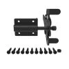 Outlet 🔥 7.75 in. x 4 in. Heavy-Duty Black Stainless Steel Fence Gate Latch by Barrette Outdoor Living ❤️ 1 Outlet 🔥 7.75 in. x 4 in. Heavy-Duty Black Stainless Steel Fence Gate Latch by Barrette Outdoor Living ❤️ -Cheap Fence Gates Plus Store barrette outdoor living fence gate latches slide bolts 73002218 64 1000