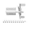 Best Pirce 🤩 7.75 in. x 4 in. Heavy-Duty Steel White Gate Latch by Barrette Outdoor Living ✔️ -Cheap Fence Gates Plus Store barrette outdoor living fence gate latches slide bolts 73002219 64 1000