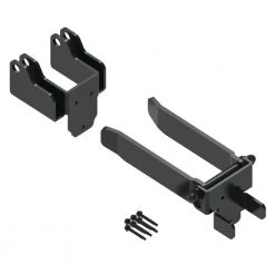 Discount 👍 7.5 in. x 4.687 in. Steel Black Standard Y Latch by Barrette Outdoor Living 👍 -Cheap Fence Gates Plus Store barrette outdoor living fence gate latches slide bolts 73024448 4f 1000