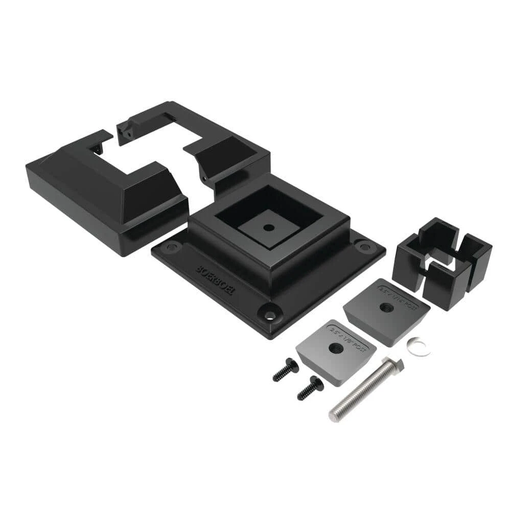 Discount 👍 2-1/2 in. Black Surface Mount by Barrette Outdoor Living ✔️ 3 Discount 👍 2-1/2 in. Black Surface Mount by Barrette Outdoor Living ✔️