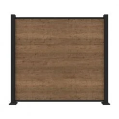 Cheap 😍 Mixed Materials 71.379 in. x 5.25 in. x 1.775 in. Matte Black Aluminum Fence Channel Kit for Wood Infill by Barrette Outdoor Living 🔔 -Cheap Fence Gates Plus Store barrette outdoor living fence hardware 73047660 1f 1000