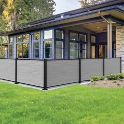 Cheapest 🌟 Mixed Materials 0.875 in. x 6 in. x 72.1 in. Gray Infill Boards (12-Pack) by Barrette Outdoor Living 💯 -Cheap Fence Gates Plus Store barrette outdoor living fence hardware 73047665 31 1000