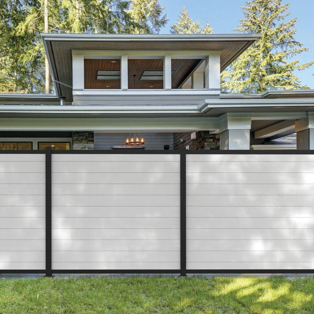 Top 10 โค๏ธ Mixed Materials 2-Piece Top/Bottom Matte Black Aluminum Fence Channel Kit for Vinyl Infill by Barrette Outdoor Living ๐ 4 Top 10 โค๏ธ Mixed Materials 2-Piece Top/Bottom Matte Black Aluminum Fence Channel Kit for Vinyl Infill by Barrette Outdoor Living ๐ - Image 2