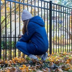 Discount 👏 19.5 in. x 35 in. Black Aluminum Puppy Picket Add-on Kit by Barrette Outdoor Living 🎉 -Cheap Fence Gates Plus Store barrette outdoor living fence hardware 73050575 31 1000