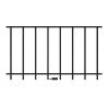 Discount 👏 19.5 in. x 35 in. Black Aluminum Puppy Picket Add-on Kit by Barrette Outdoor Living 🎉 -Cheap Fence Gates Plus Store barrette outdoor living fence hardware 73050575 64 1000