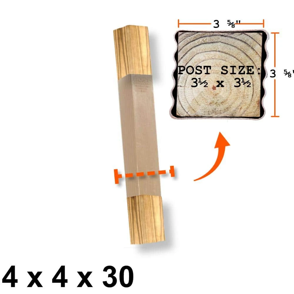 Promo ๐ 4 in. x 4 in. x 30 in. In-Ground HDPE Fence Post Decay Protection by Post Protector โญ 3 Promo ๐ 4 in. x 4 in. x 30 in. In-Ground HDPE Fence Post Decay Protection by Post Protector โญ