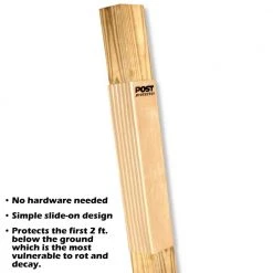 Promo ๐ 4 in. x 4 in. x 30 in. In-Ground HDPE Fence Post Decay Protection by Post Protector โญ 13 Promo ๐ 4 in. x 4 in. x 30 in. In-Ground HDPE Fence Post Decay Protection by Post Protector โญ -Cheap Fence Gates Plus Store beige post protector composite fence posts 4430 a0 1000