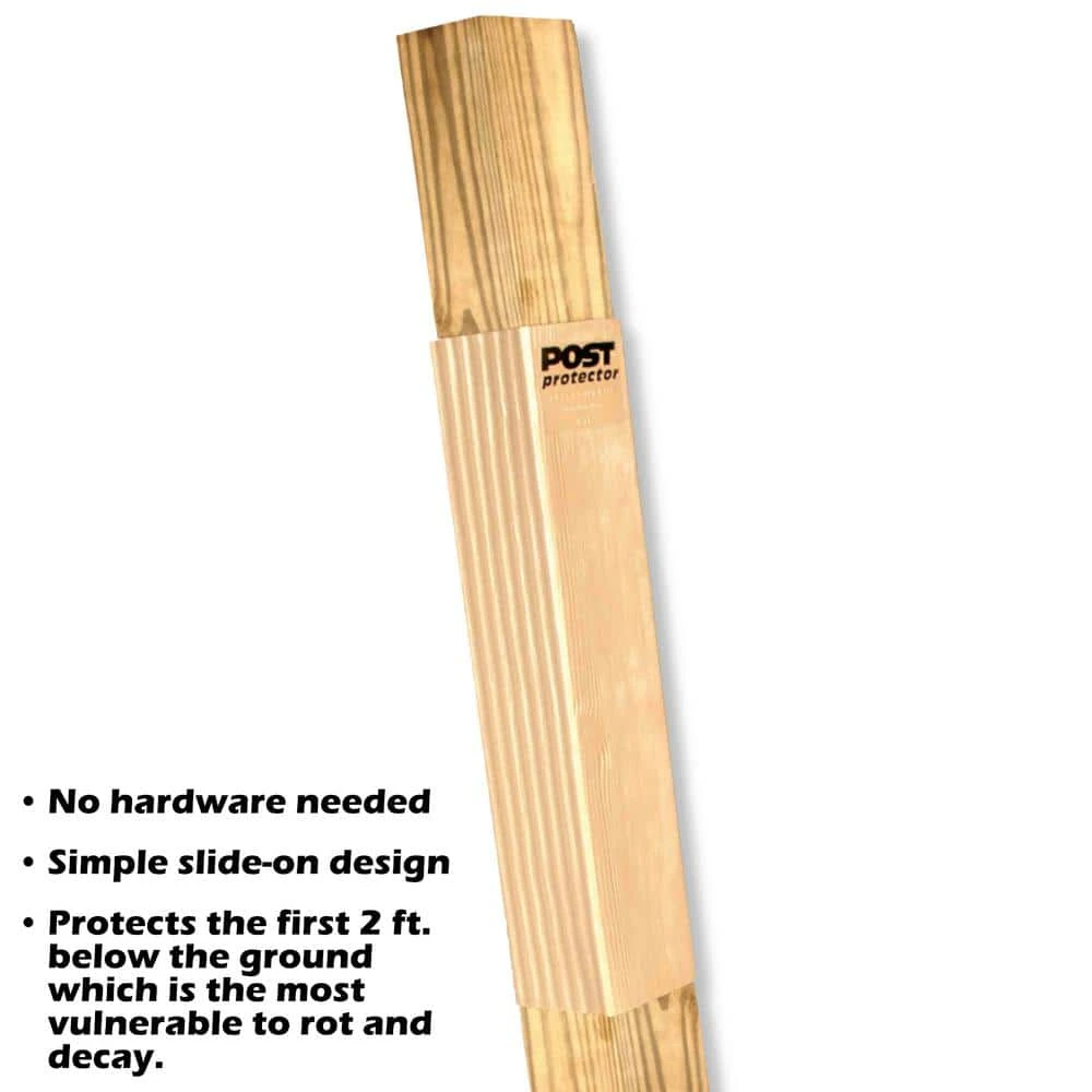 Promo ๐ 4 in. x 4 in. x 30 in. In-Ground HDPE Fence Post Decay Protection by Post Protector โญ 6 Promo ๐ 4 in. x 4 in. x 30 in. In-Ground HDPE Fence Post Decay Protection by Post Protector โญ - Image 4