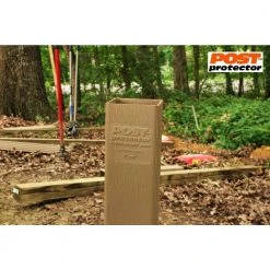 New ✨ 4 in. x 6 in. x 60 in. In-Ground Fence Post Decay Protection by Post Protector ✨ -Cheap Fence Gates Plus Store beige post protector composite fence posts 4660 1f 1000