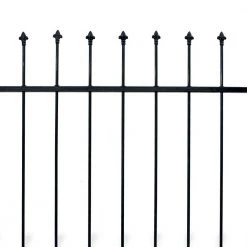 Best reviews of ⭐ Athens Style 5 ft. x 5 ft. Black Steel DIY Fence Panel by ALEKO ❤️ -Cheap Fence Gates Plus Store black aleko metal fence panels dwgf5x5 hd 44 1000