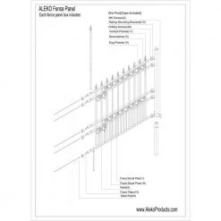 Deals โค๏ธ London Style 5 ft. x 5.5 ft. Black DIY Iron Fence Panel by ALEKO ๐ 9 Deals โค๏ธ London Style 5 ft. x 5.5 ft. Black DIY Iron Fence Panel by ALEKO ๐ -Cheap Fence Gates Plus Store black aleko metal fence panels fencelondiy5x5 5 hd 1f 1000