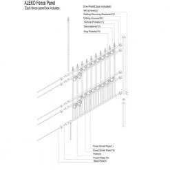 Deals โค๏ธ London Style 5 ft. x 5.5 ft. Black DIY Iron Fence Panel by ALEKO ๐ 8 Deals โค๏ธ London Style 5 ft. x 5.5 ft. Black DIY Iron Fence Panel by ALEKO ๐ -Cheap Fence Gates Plus Store black aleko metal fence panels fencelondiy5x5 5 hd 4f 1000