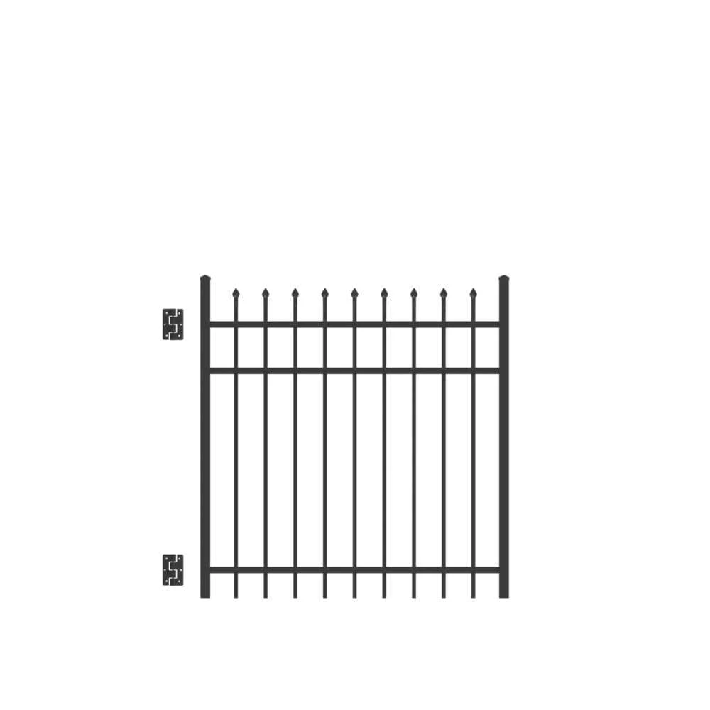 Wholesale 👍 Cascade 4 ft. W x 4 ft. H Black Standard-Duty Aluminum Straight Pre-Assembled Fence Gate by Barrette Outdoor Living 🔥 3 Wholesale 👍 Cascade 4 ft. W x 4 ft. H Black Standard-Duty Aluminum Straight Pre-Assembled Fence Gate by Barrette Outdoor Living 🔥