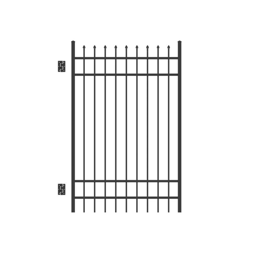 Buy โจ Cascade 4 ft. W x 6 ft. H Black Standard-Duty Aluminum Straight Pre-Assembled Fence Gate by Barrette Outdoor Living ๐ 3 Buy โจ Cascade 4 ft. W x 6 ft. H Black Standard-Duty Aluminum Straight Pre-Assembled Fence Gate by Barrette Outdoor Living ๐