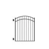 Cheap 😉 Natural Reflections Standard-Duty 4 ft. W x 4.5 ft. H Black Aluminum Arched Pre-Assembled Fence Gate by Barrette Outdoor Living ⌛