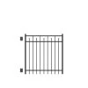 Deals ✨ Brilliance Standard-Duty 4 ft. W x 4 ft. H Black Aluminum Straight Pre-Assembled Fence Gate by Barrette Outdoor Living ⌛ -Cheap Fence Gates Plus Store black barrette outdoor living metal fence gates 73009525 64 1000