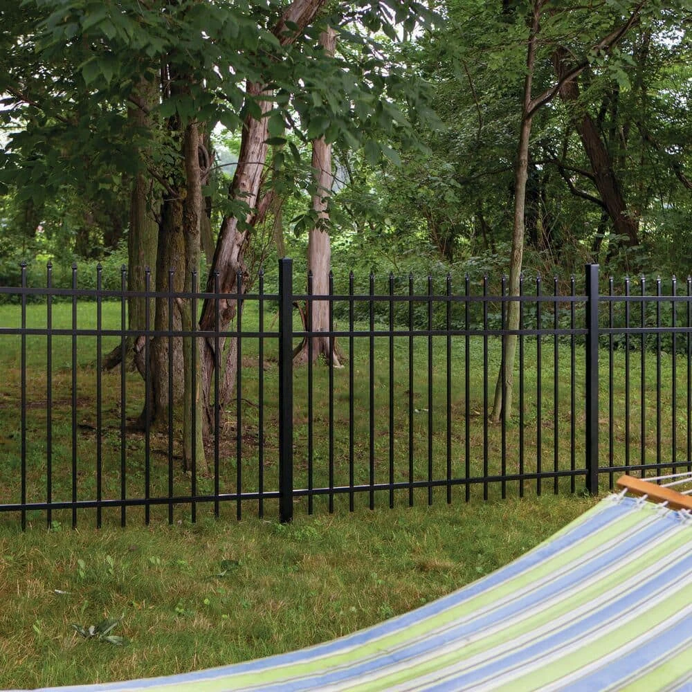 Promo 🎁 Cascade Standard-Duty 4 ft. H x 6 ft. W Black Aluminum Pre-Assembled Fence Panel by Barrette Outdoor Living ❤️ 4 Promo 🎁 Cascade Standard-Duty 4 ft. H x 6 ft. W Black Aluminum Pre-Assembled Fence Panel by Barrette Outdoor Living ❤️ - Image 2