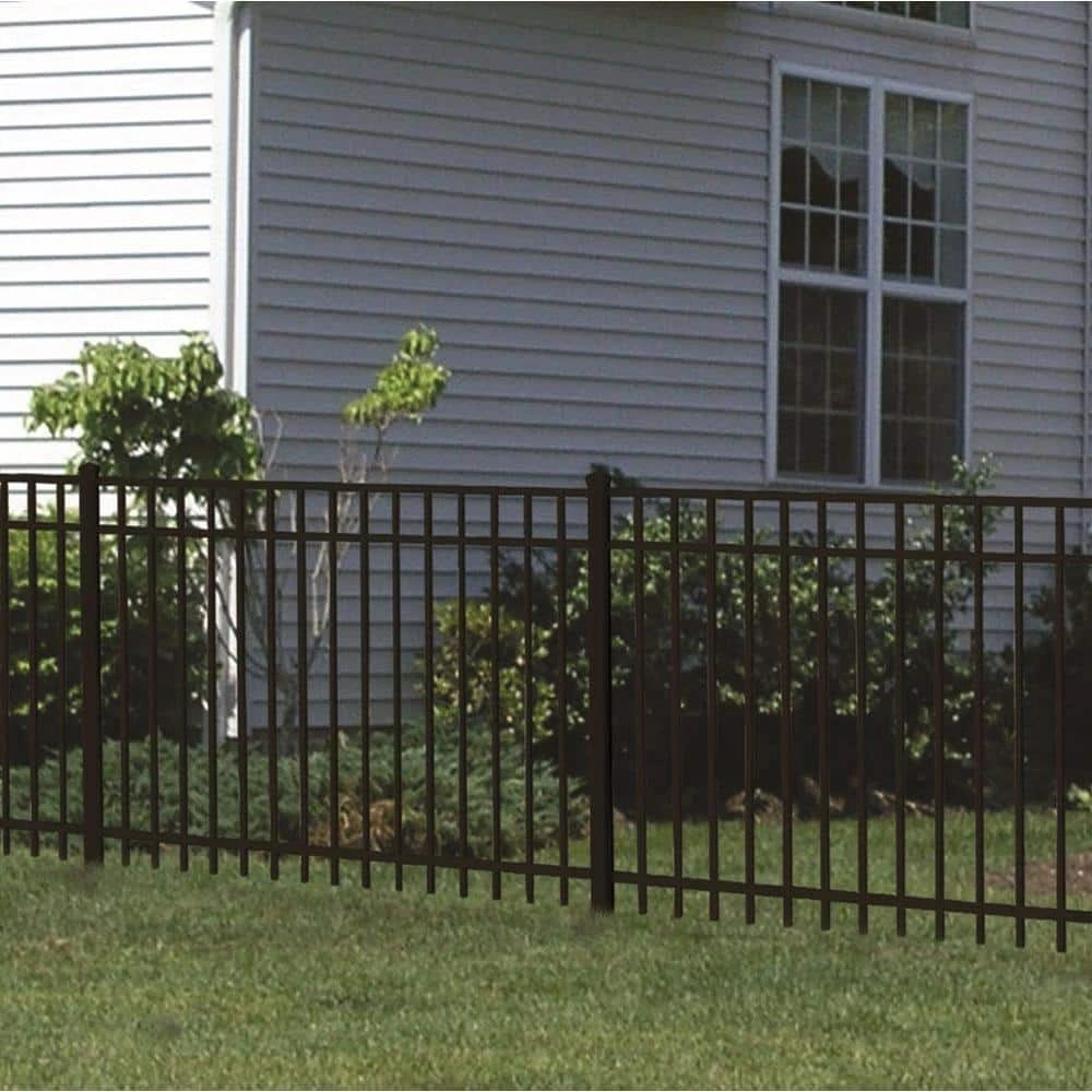 Budget ๐ฅ Natural Reflections Standard-Duty 4 ft. H x 6 ft. W Black Aluminum Pre-Assembled Fence Panel by Barrette Outdoor Living โ 4 Budget ๐ฅ Natural Reflections Standard-Duty 4 ft. H x 6 ft. W Black Aluminum Pre-Assembled Fence Panel by Barrette Outdoor Living โ - Image 2