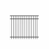 Best deal ✔️ Natural Reflections Standard-Duty 5 ft. H x 6 ft. W Black Aluminum Pre-Assembled Fence Panel by Barrette Outdoor Living ❤️ -Cheap Fence Gates Plus Store black barrette outdoor living metal fence panels 73002246 64 1000