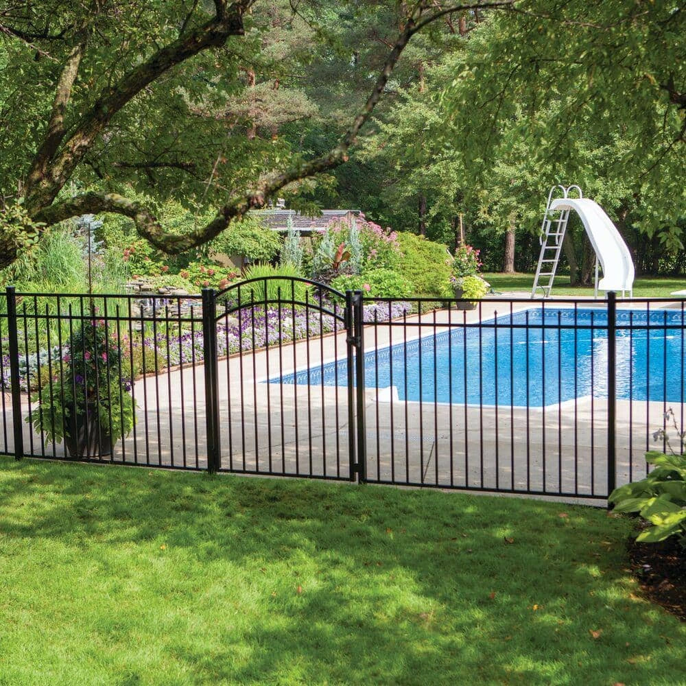 Best Pirce ๐ฏ Brilliance Standard-Duty 4-1/2 ft. H x 6 ft. W Black Aluminum Pre-Assembled Fence Panel by Barrette Outdoor Living ๐ 4 Best Pirce ๐ฏ Brilliance Standard-Duty 4-1/2 ft. H x 6 ft. W Black Aluminum Pre-Assembled Fence Panel by Barrette Outdoor Living ๐ - Image 2