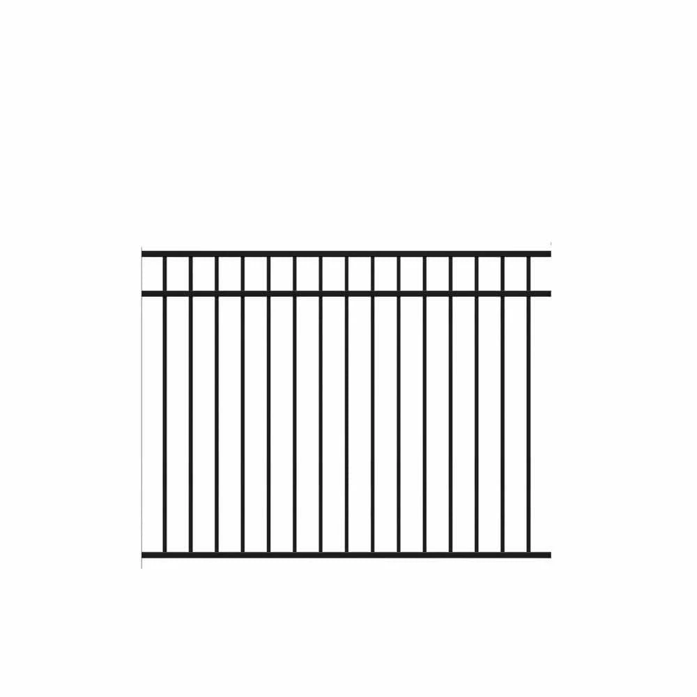 New ✔️ Natural Reflections Standard-Duty 4-1/2 ft. H x 6 ft. W Black Aluminum Pre-Assembled Fence Panel by Barrette Outdoor Living ⌛ 3 New ✔️ Natural Reflections Standard-Duty 4-1/2 ft. H x 6 ft. W Black Aluminum Pre-Assembled Fence Panel by Barrette Outdoor Living ⌛