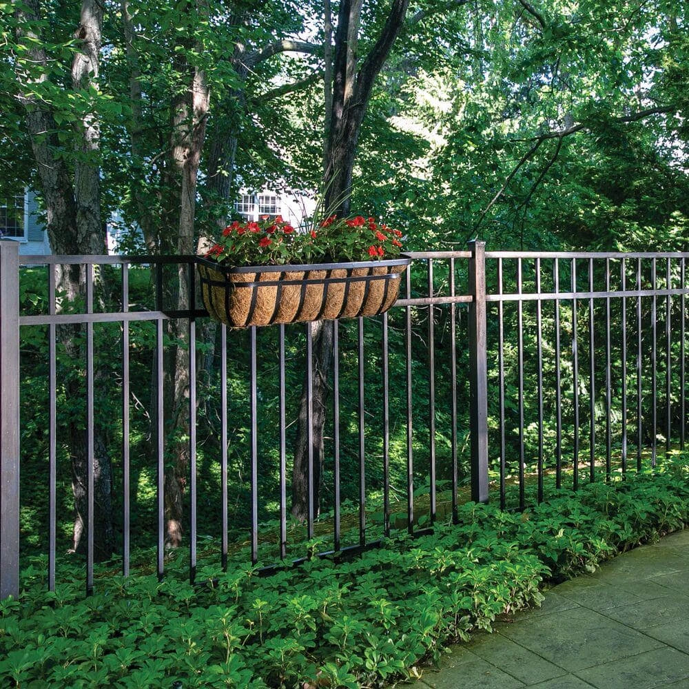 Flash Sale ๐ Natural Reflections Heavy-Duty 4-1/2 ft. H x 8 ft. W Black Aluminum Pre-Assembled Fence Panel by Barrette Outdoor Living ๐ฏ 4 Flash Sale ๐ Natural Reflections Heavy-Duty 4-1/2 ft. H x 8 ft. W Black Aluminum Pre-Assembled Fence Panel by Barrette Outdoor Living ๐ฏ - Image 2