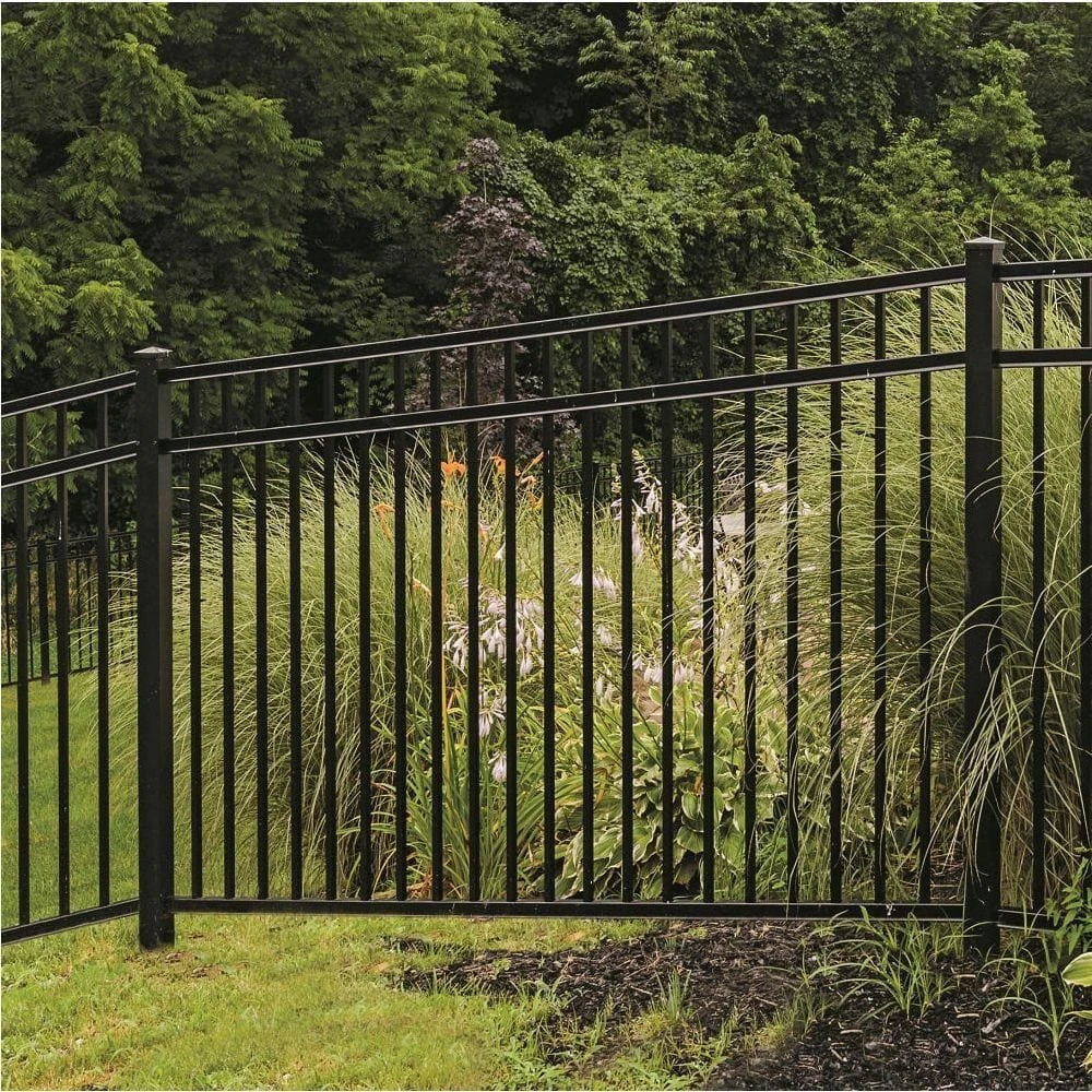 Promo 🤩 Cascade/New Hope 2 in. x 2 in. x 5-7/8 ft. Black Standard-Duty Aluminum Fence Corner Post by Barrette Outdoor Living 👍 4 Promo 🤩 Cascade/New Hope 2 in. x 2 in. x 5-7/8 ft. Black Standard-Duty Aluminum Fence Corner Post by Barrette Outdoor Living 👍 - Image 2