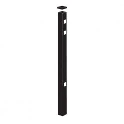 Top 10 🌟 2 in. x 2 in. x 6-7/8 ft. Black Aluminum Fence End Post by Barrette Outdoor Living 😉