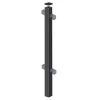Flash Sale ✨ 2 in. x 2 in. x 5-7/8 ft. Black Aluminum Fence Line Post by Barrette Outdoor Living ⌛ -Cheap Fence Gates Plus Store black barrette outdoor living metal fence posts 73008710 64 1000