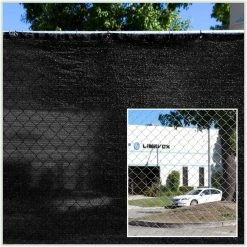Best deal ⌛ 3 ft. x 25 ft. Black Privacy Fence Screen Mesh Cover Screen with Reinforced Grommets for Garden Fence (Custom Size) by COLOURTREE 👍 -Cheap Fence Gates Plus Store black colourtree outdoor privacy screens 3x25fs 2 4f 1000