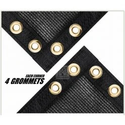 Brand new โจ 6 ft. x 50 ft. Black Privacy Fence Screen Mesh Fabric Cover Windscreen with Reinforced Grommets for Garden Fence by COLOURTREE ๐ 18 Brand new โจ 6 ft. x 50 ft. Black Privacy Fence Screen Mesh Fabric Cover Windscreen with Reinforced Grommets for Garden Fence by COLOURTREE ๐ -Cheap Fence Gates Plus Store black colourtree outdoor privacy screens tap0650 2 a0 1000