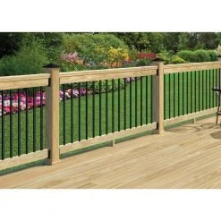 Discount 😉 Verona 4 in. x 4 in. Black High Point Post Cap by PRIVATE BRAND UNBRANDED ✨ 7 Discount 😉 Verona 4 in. x 4 in. Black High Point Post Cap by PRIVATE BRAND UNBRANDED ✨ -Cheap Fence Gates Plus Store black deck post caps 118513 40 1000