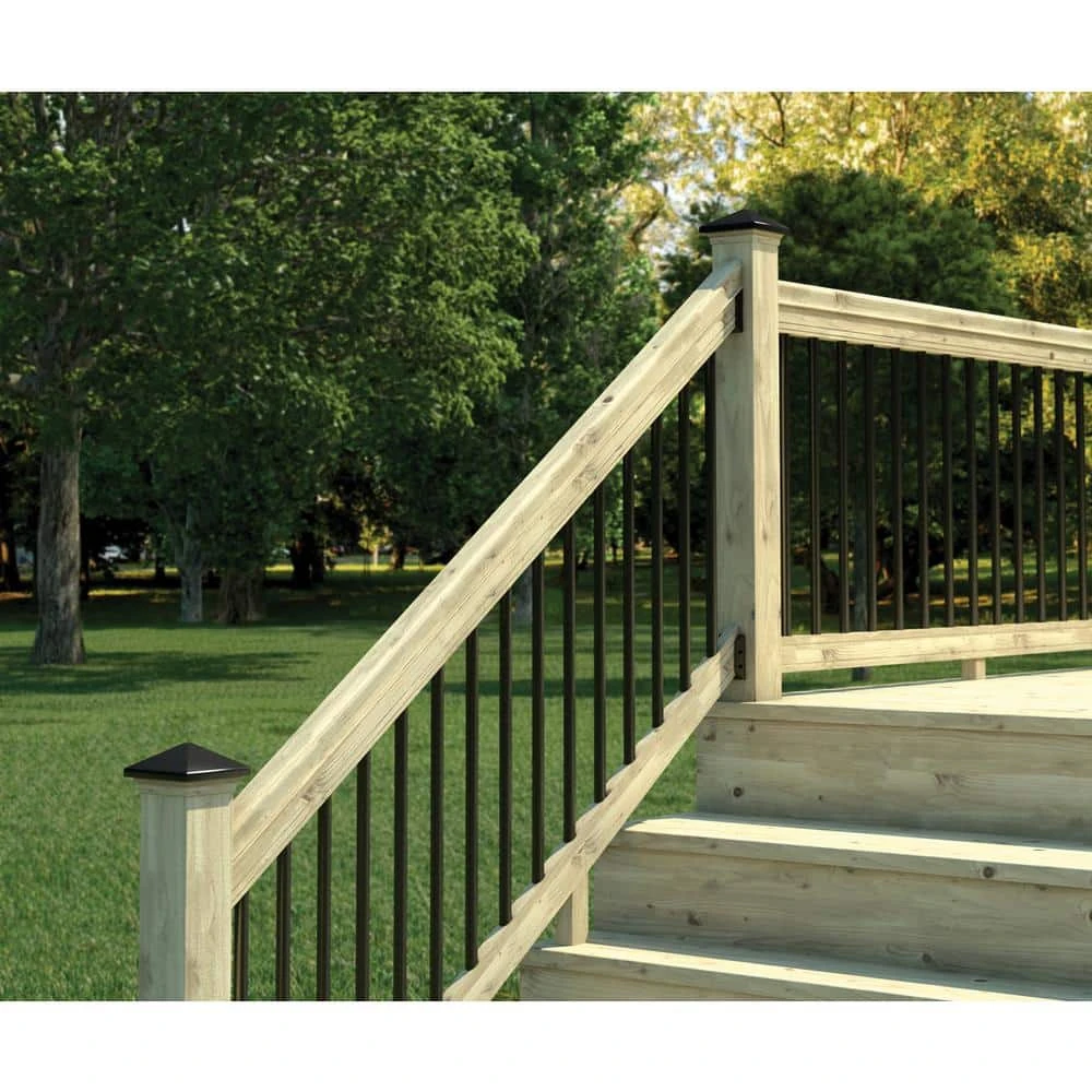 Discount 😉 Verona 4 in. x 4 in. Black High Point Post Cap by PRIVATE BRAND UNBRANDED ✨ 4 Discount 😉 Verona 4 in. x 4 in. Black High Point Post Cap by PRIVATE BRAND UNBRANDED ✨ - Image 2