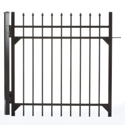Wholesale ❤️ Clinton 4 ft. W x 4 ft. H Aluminum Walk Single Fence Gate by DIY Universal Fence ✔️