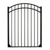 Flash Sale ❤️ Meriden 4 ft. W x 4.5 ft. H Opening Single Arched Aluminum Fence Gate by DIY Universal Fence 🤩 -Cheap Fence Gates Plus Store black diy universal fence metal fence gates gr954a048archbl 64 1000