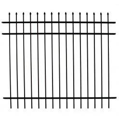 New ⭐ Meriden 4 ft. H x 6 ft. W Aluminum Fence Panel by DIY Universal Fence ❤️